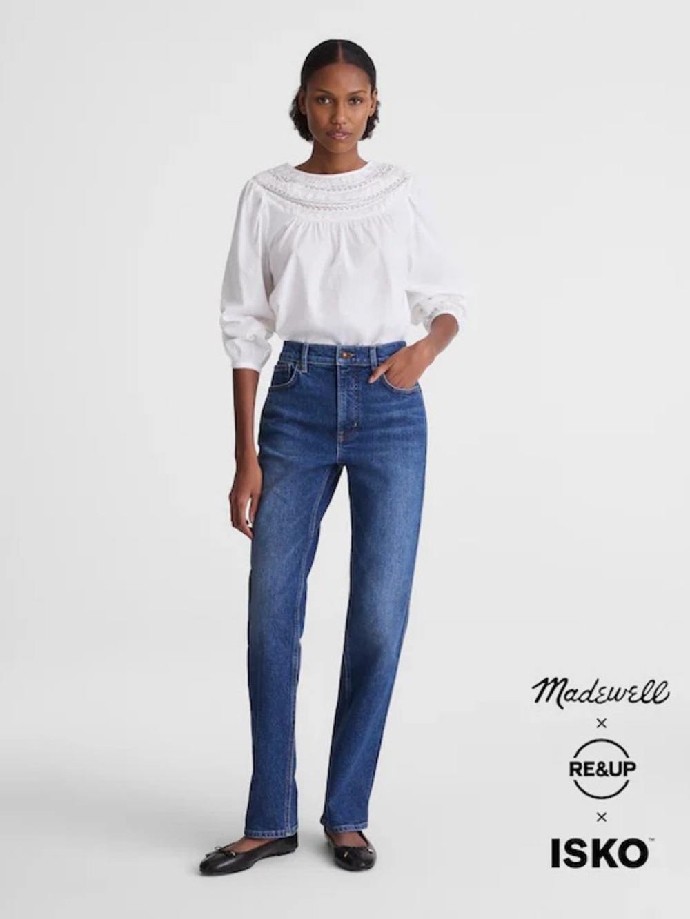 Madewell Circular Longline Straight Jean brand new nvr worn sz 30 TALL! Offer!